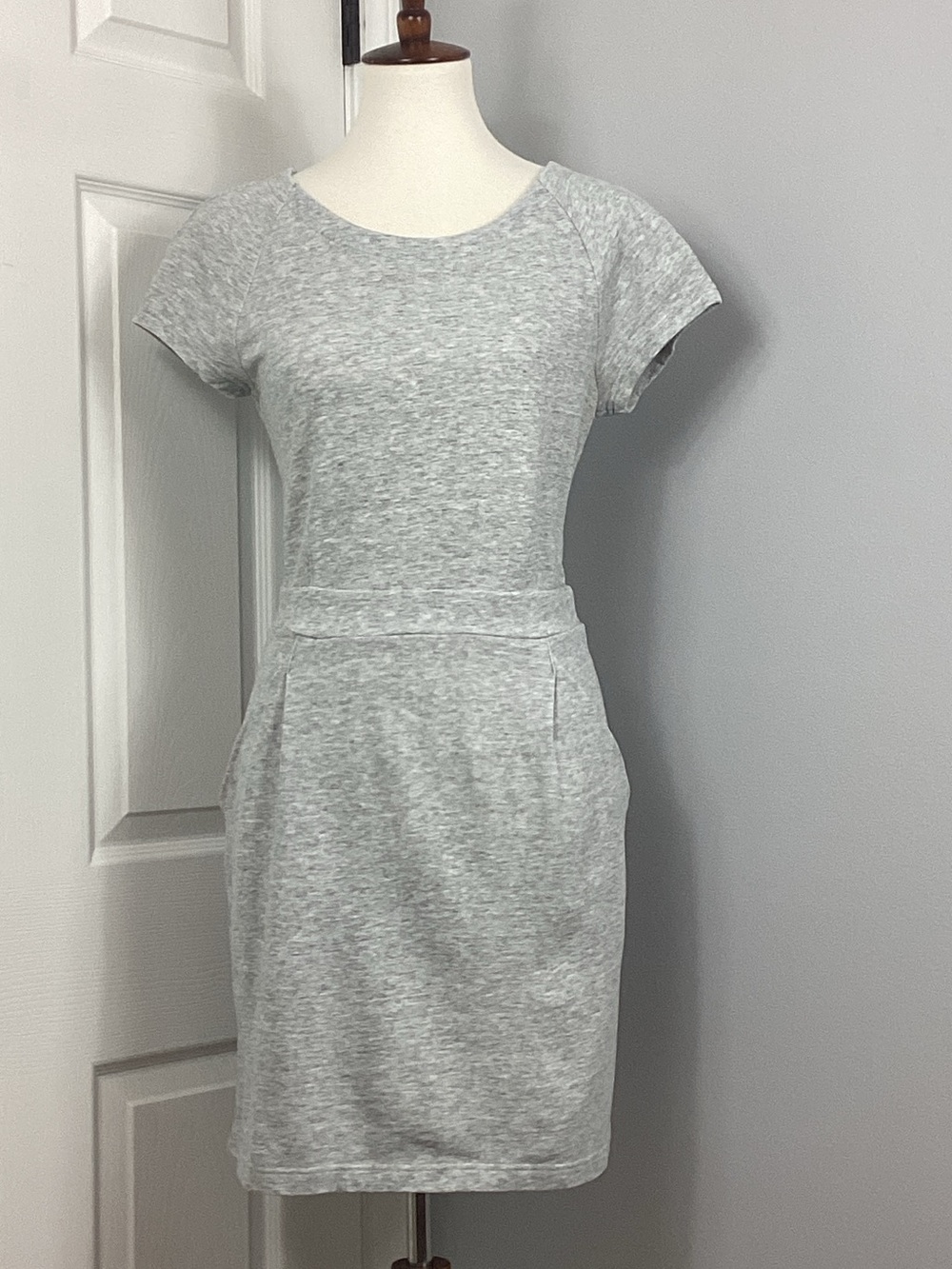 GAP Grey  Fleece Sweatshirt Dress